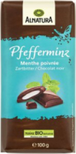 Alnatura Pfefferminz Schokolade Zartbitter