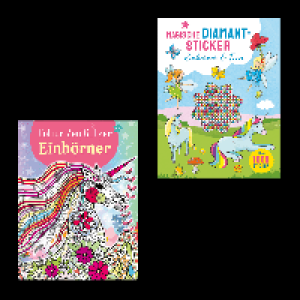 Glitzer- / Diamantsticker-Malbuch