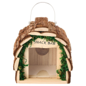 BELAVI Holz Vogelfutter Station