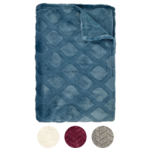 HOME CREATION Kuscheldecke Hoch-Tief-Struktur