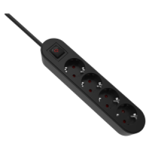 WORKZONE Steckdosenleiste 4-Fach