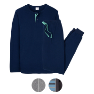 UP2FASHION MEN Herren Single Jersey Pyjama