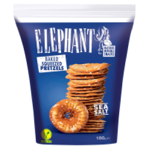 ELEPHANT Pretzels 160 g, Meersalz
