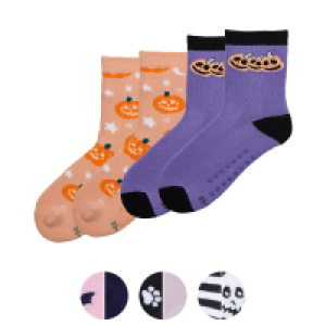 LILY & DAN Kinder-Anti-Rutsch-Socken, 2er-Pack