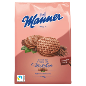 MANNER Snack Minis 300 g, Schoko Brownie