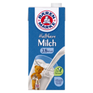 BÄRENMARKE H-Milch 1 l, 3,8 % 0.99 €