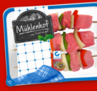 MÜHLENHOF Frische Schweine-Fleischspieße 3.99 €