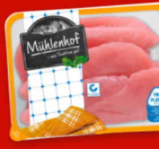 MÜHLENHOF Frische Hähnchen-Minutenschnitzel 2.49 €