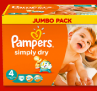 PAMPERS Simply Dry Jumbo Pack 13.79&nbsp;&euro;