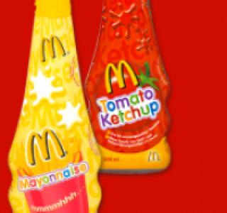 MC DONALDS Tomato Ketchup oder Mayonnaise