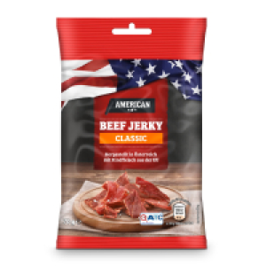Aldi Süd  AMERICAN American Beef & Pork Jerky 70 g, Klassik