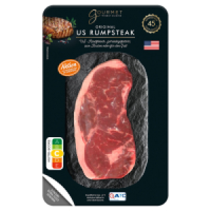 Aldi Süd  GOURMET Rind US Rumpsteak ca. 333 g