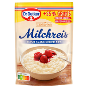DR. OETKER Süße Mahlzeit, Milchreis