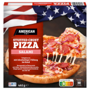 Aldi Süd  AMERICAN Pizza Stuffed Crust 455 g, Salami