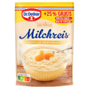 Aldi Süd  DR. OETKER Süße Mahlzeit, Milchreis, Vanille