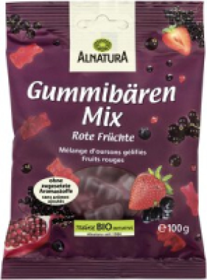 Alnatura Gummibären-Mix Rote Früchte