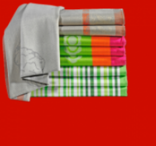 CASA LINGA Jacquard-Geschirrt&uuml;cher 4.99&nbsp;&euro;