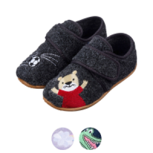 LILY & DAN Kinder Filz-Hausschuhe