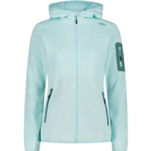 Damen Unterjacke Kapuzen Fleecejacke Strick