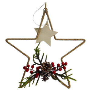 HOME CREATION LED Fensterdeko aus Metall