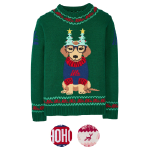 ALDIMANIA Damen oder Herren Weihnachtspullover