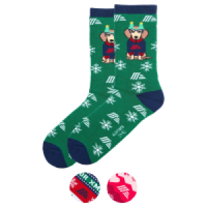 ALDIMANIA Damen und Herren Weihnachtssocken