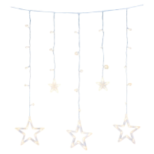 HOME CREATION LED Sternen-Lichtervorhang