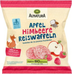 Alnatura Apfel-Himbeere-Reiswaffeln