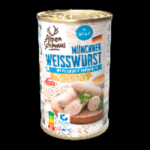 Aldi Nord Alpenschmaus ALPENSCHMAUS Münchner Weißwürste