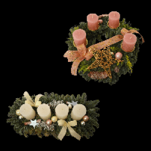 GARDENLINE Adventskranz / -schiff