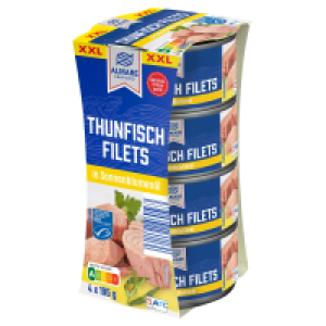 ALMARE SEAFOOD XXL Thunfisch 4er-Pack, in Sonnenblumenöl