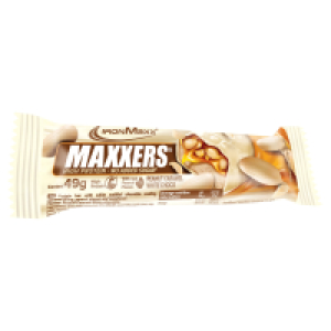 IRONMAXX Maxxers Protein Riegel 49 g, White Peanut Caramel