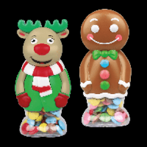 Figur mit Schokolinsen