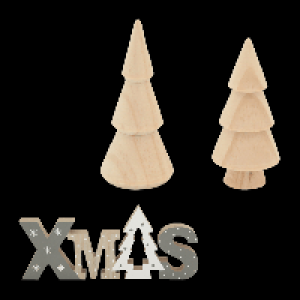 HOME CREATION Holz-Weihnachtsdeko