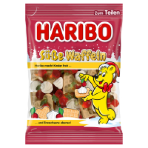 HARIBO Weihnachten, Süße Waffeln 175g