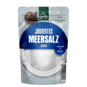 LE GUSTO Gew&uuml;rze im Nachf&uuml;llbeutel 100 g, Meersalz