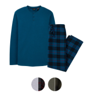 Aldi Süd  UP2FASHION MEN Herren Flanell Pyjama 