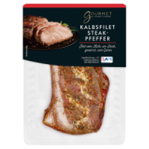 Aldi S&uuml;d  GOURMET FINEST CUISINE Kalbsfilet gew&uuml;rzt ca. 500 g, Steakpfeffer