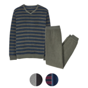 UP2FASHION MEN Herren-Frottee-Pyjama