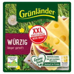 Aldi Süd  GRÜNLÄNDER XXL 210 g, würzig