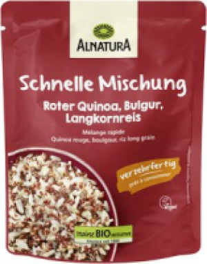 Alnatura Schnelle Mischung Roter Quinoa, Bulgur, Langkornreis