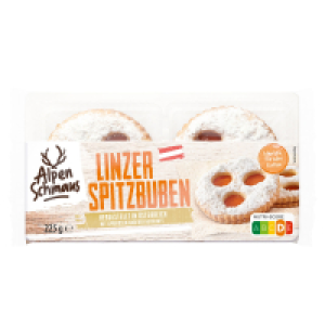 ALPENSCHMAUS M&uuml;rbegeb&auml;ck-Sortiment 225 g, Spitzbuben