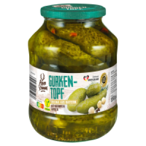 Aldi S&uuml;d  ALPENSCHMAUS Gurkentopf 0,85 kg