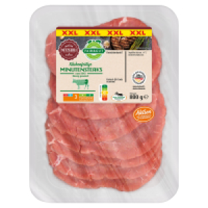 Aldi S&uuml;d  &middot; FAIR&GUT &middot; K&uuml;chenfertige Minutensteaks vom Rind, fl&uuml;ssig gew&uuml;rzt
