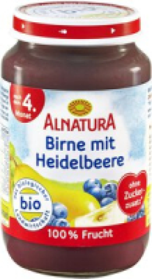 Alnatura Alnatura Birne mit Heidelbeere