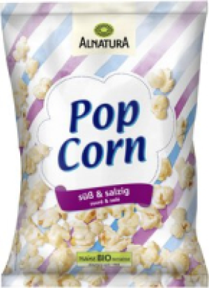 Alnatura Popcorn s&uuml;&szlig; und salzig