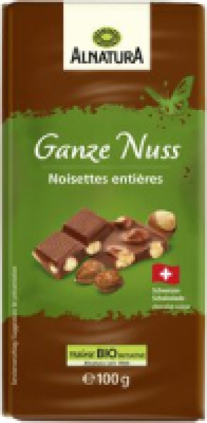Alnatura Schokolade Ganze Nuss Vollmilch