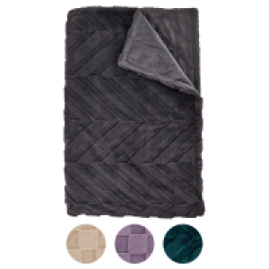 HOME CREATION Flauschige Decke Premium