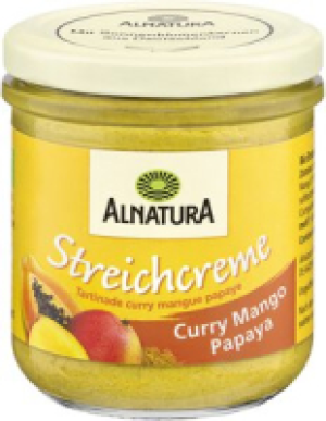 Alnatura Alnatura Streichcreme Curry-Mango-Papaya