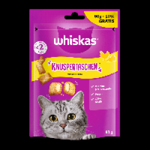 WHISKAS Knuspertaschen Huhn & K&auml;se